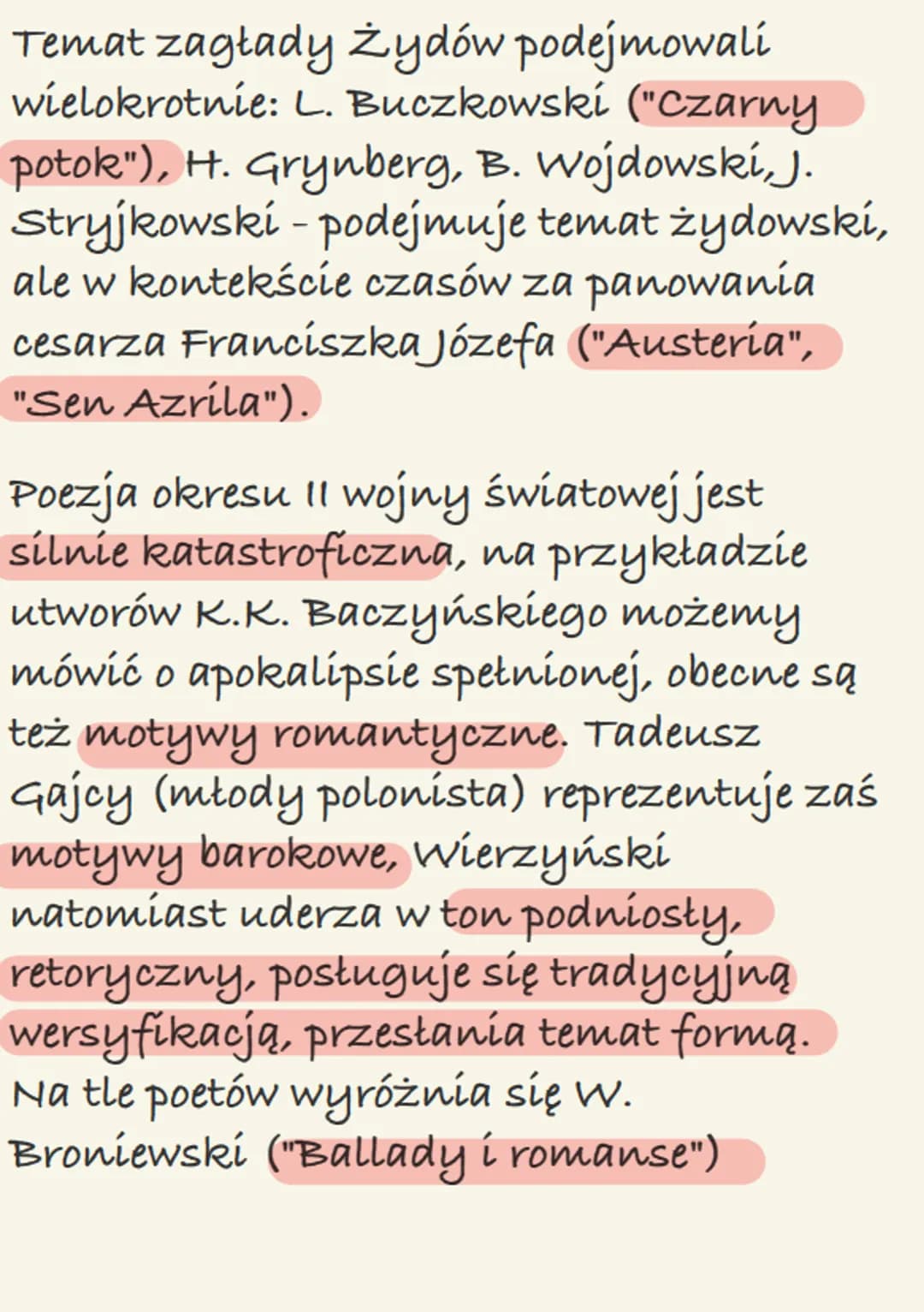 LITERATURA CZASÓW
WOJNY I OKUPACJI
Okres literatury wojennej i okupacyjnej
trwa od 1 września 1939 r. - daty
rozpoczynającej 11 wojnę świato