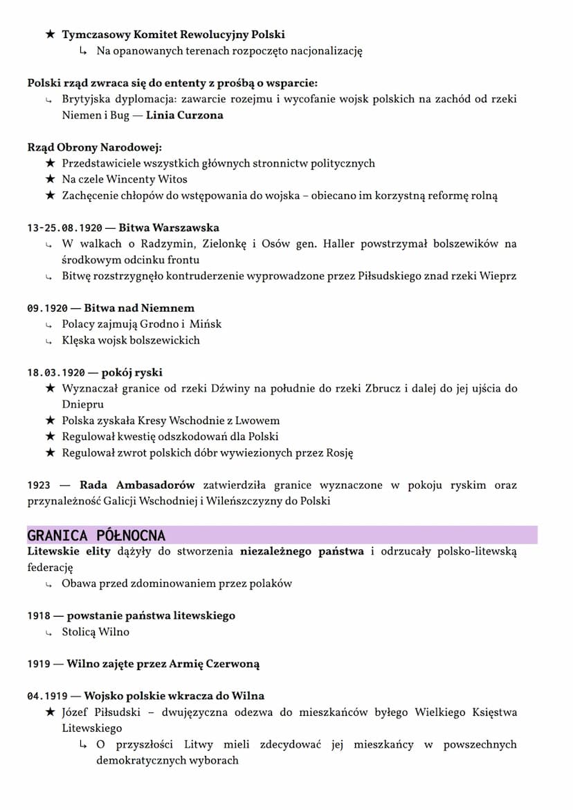 Granice Odrodzonej Rzeczypospolitej
KONFERENCJA PARYSKA
Reprezentanci Polski:
Roman Dmowski - kierował delegacją polską
Ignacy Paderewski
Żą