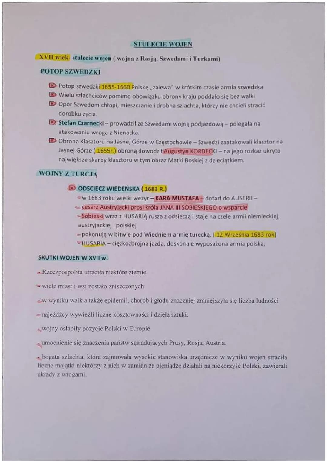 złoty wiek Polski,Tadeusz Kościuszko na czele powstania,stulecie wojen