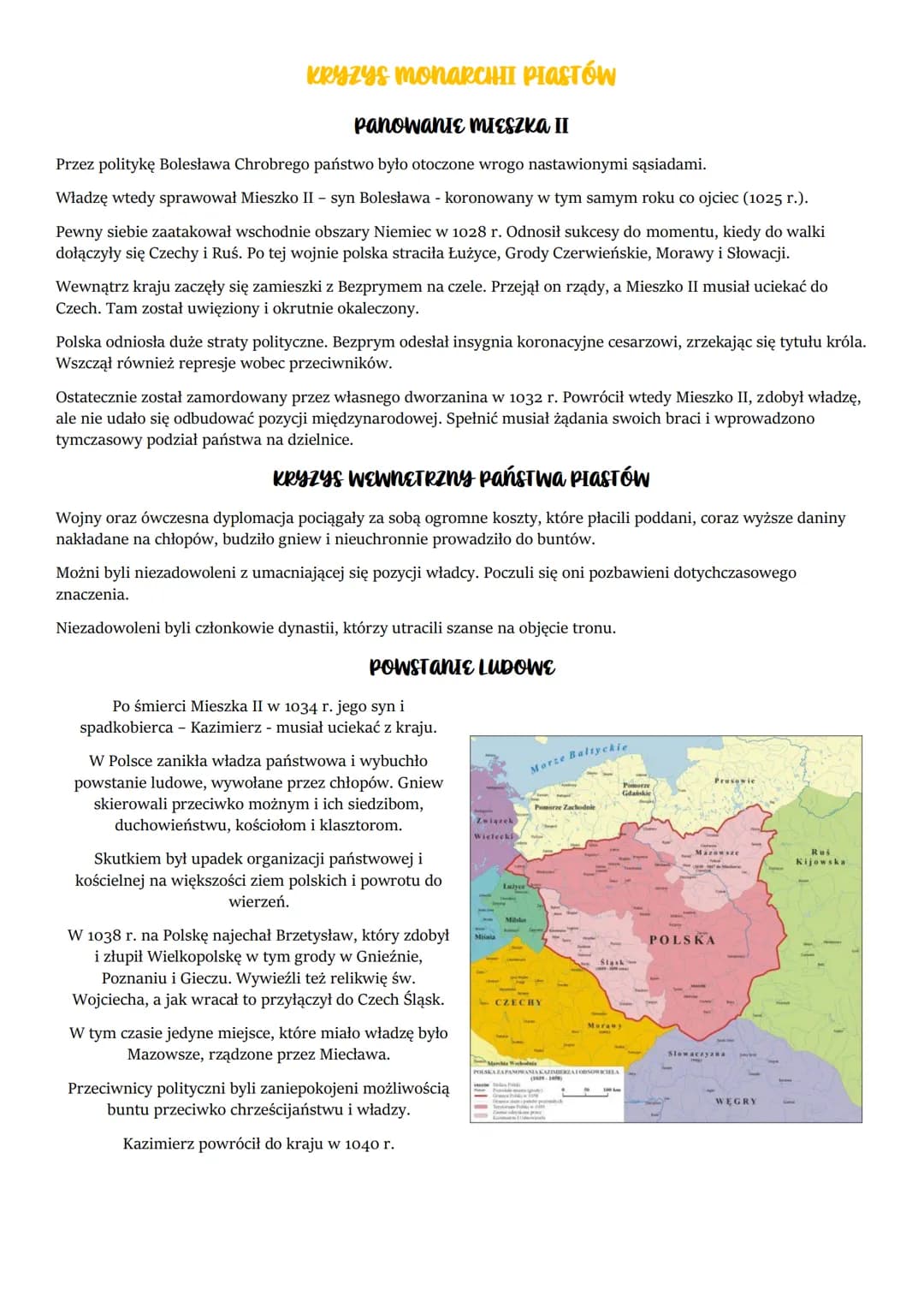 Początki państwa polskiego: Jak i kiedy powstało? - Ciekawostki i notatka