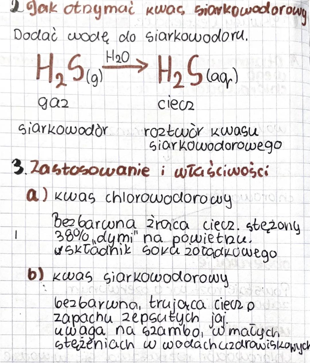 ## leeeja

# Kwasy beztlenowe.

1. Otrzymywanie kwasu chlorowodoro-
wego przez rozpuszczanie
chlorowodoru w wodzie.
woda z roztworem oranżu
