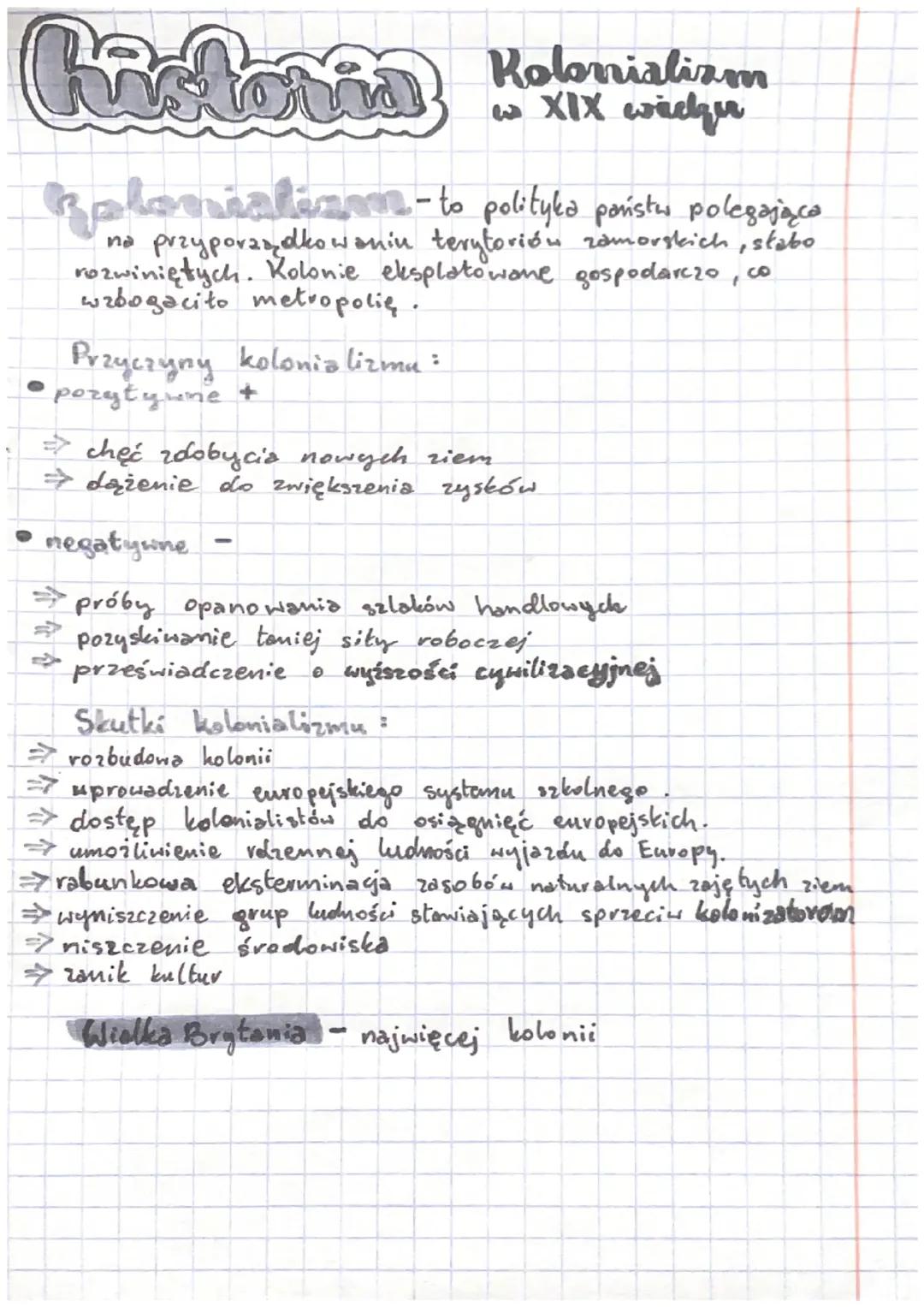 Kolonializm w XIX wieku