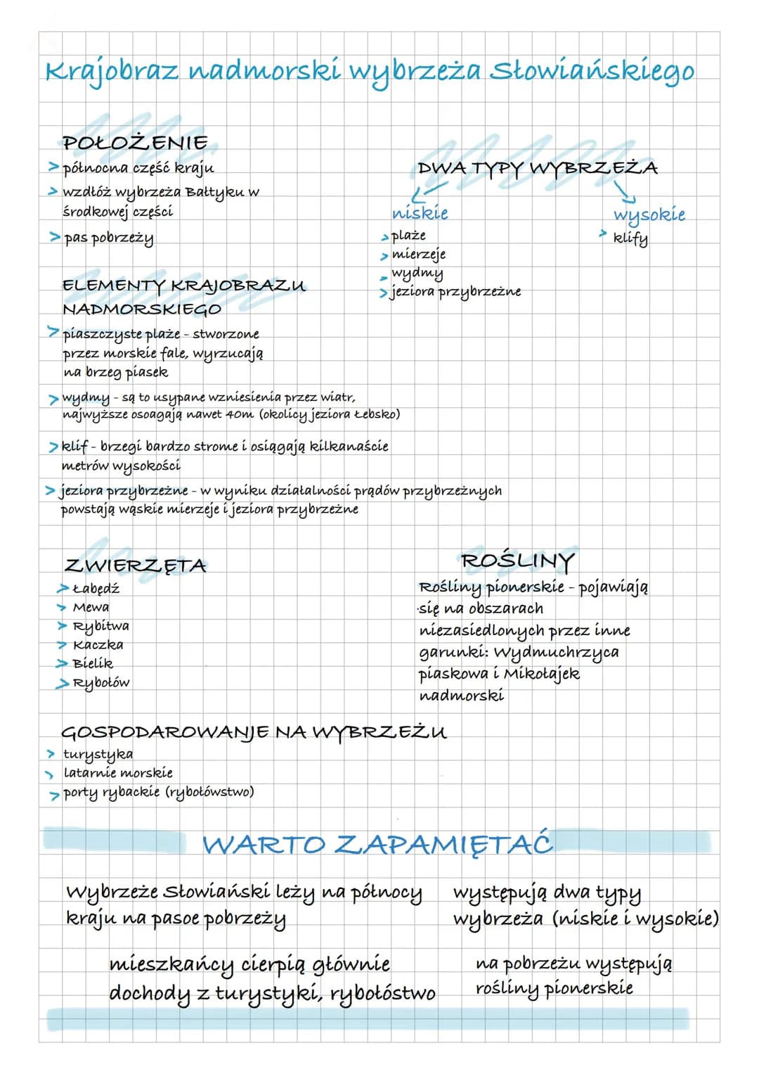 Krajobraz nadmorski wybrzeża Słowiańskiego
POŁOŻENIE
> północna część kraju
> wzdłóż wybrzeża Bałtyku w
środkowej części
>pas pobrzeży
ELEME