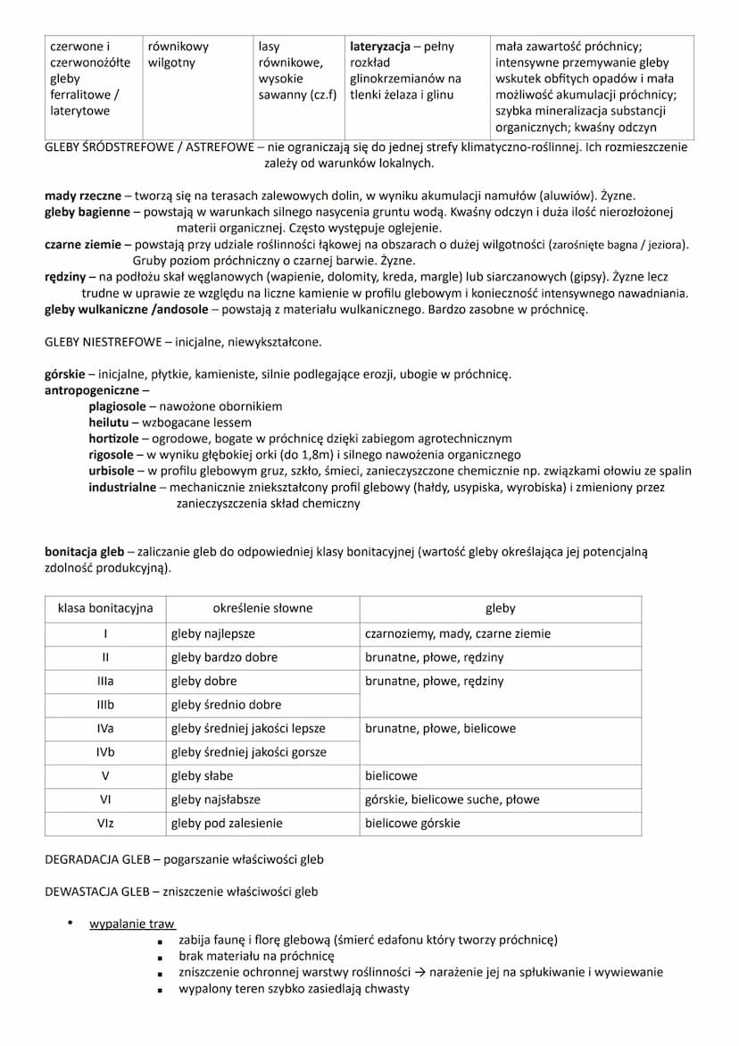 PEDOSFERA - powłoka glebowa Ziemi; zewnętrzna warstwa litosfery
GLEBA - biologicznie czynny twór (składa się z cząsteczek mineralnych, organ