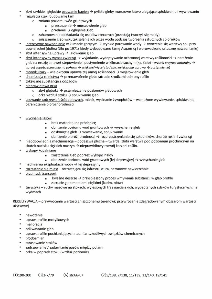 PEDOSFERA - powłoka glebowa Ziemi; zewnętrzna warstwa litosfery
GLEBA - biologicznie czynny twór (składa się z cząsteczek mineralnych, organ
