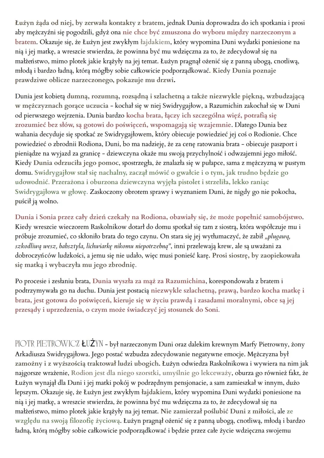 ZBRODNIA I KARA
Tematem powieści są losy byłego studenta, Rodiona Raskolnikowa,
który postanawia zamordować i obrabować starą lichwiarkę.
Fi