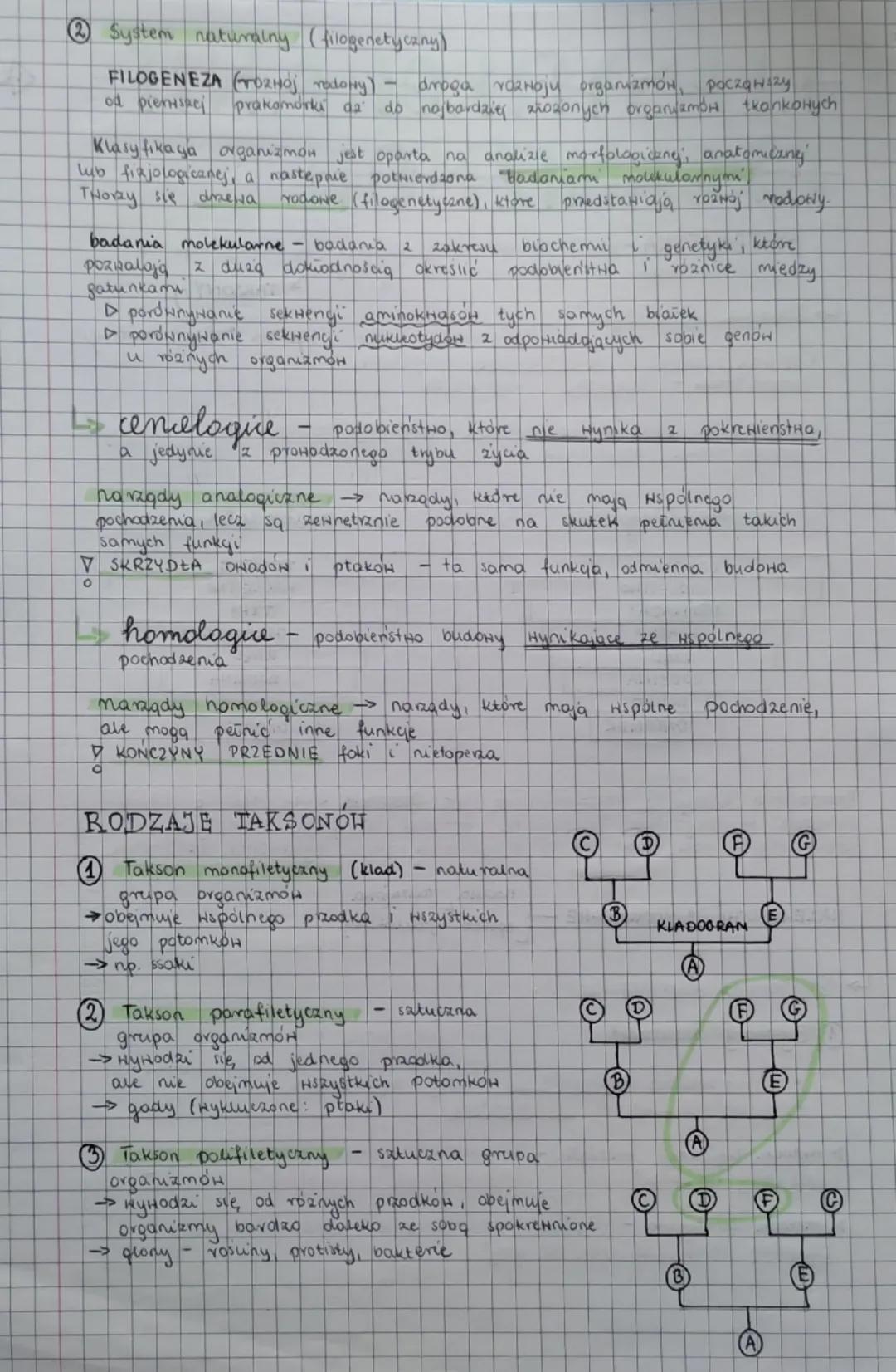 SYSTEMATYKA - dział biologii, który zajmuje się, klasyfikacja
organizmów, схуй ich podziaitem nà grupy TAKSONY?
Zadania systematyki. system 