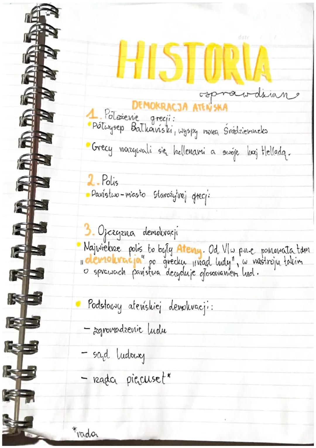 Klasówka z historii 