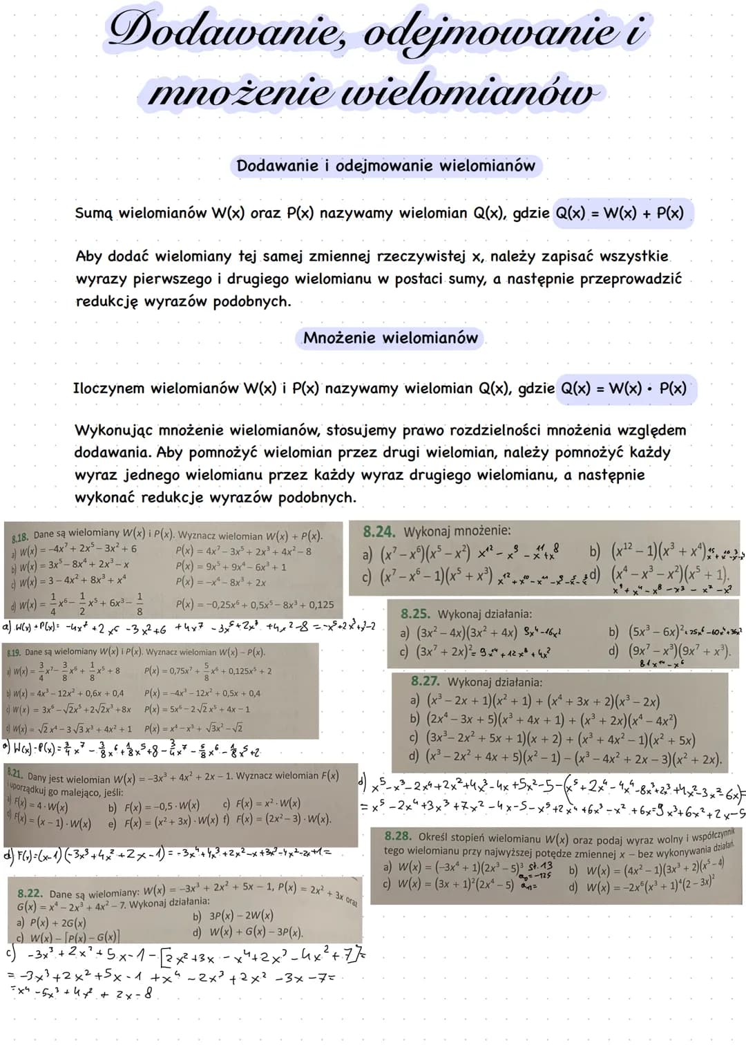 Jak Uporządkować Jednomiany w Klasie 7: Przykłady i Wskazówki