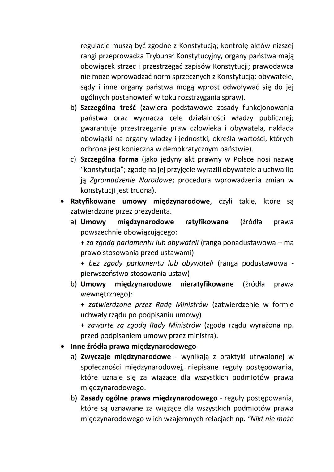 •
PRAWO I JEGO RODZAJE
Prawo w sensie przedmiotowym - obejmuje całość lub część norm
zawartych w przepisach prawnych, które regulują relacje