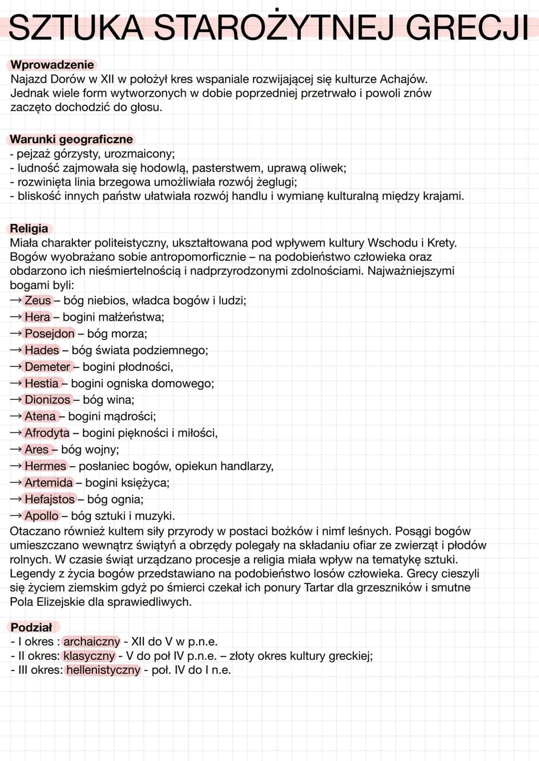 SZTUKA
STAROŻYTNEJ GRECJI SZTUKA STAROŻYTNEJ GRECJI
Wprowadzenie
Najazd Dorów w XII w położył kres wspaniale rozwijającej się kulturze Achaj
