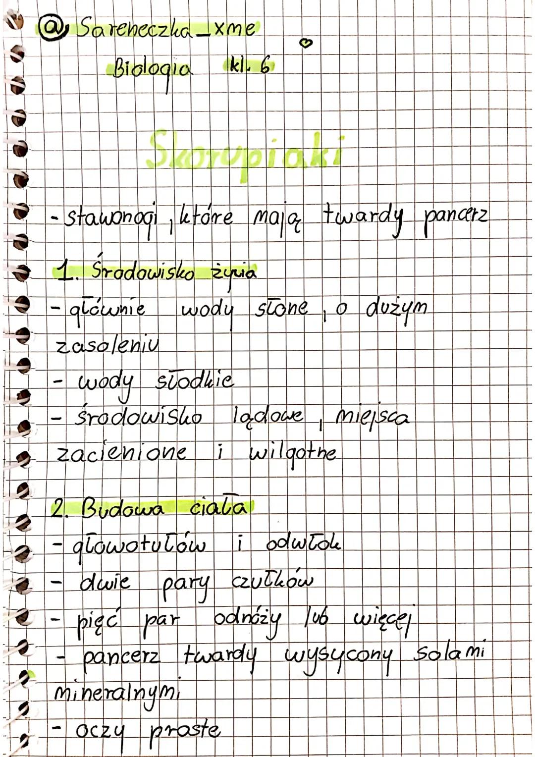 @Sareneczka_xme

Biologia kl. 6

- Stawonogi, które mają twardy pancerz

1. Środowisko żuria
- głównie wody stone o dużym
 zasoleniu
- wody 