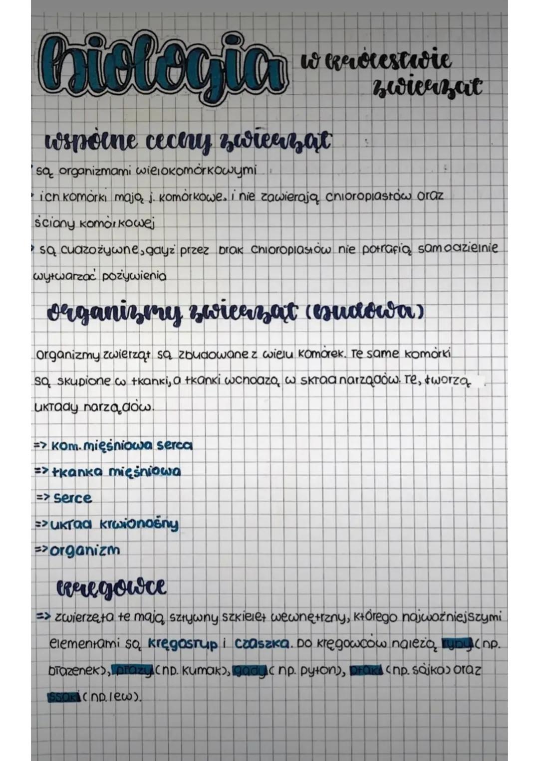 biologia
wspólne cechy zwierząt
są organizmami wielokomórkowymi
ich komórki mają j. komórkowe, i nie zawierają cnioropiastów oraz
Sciany kom