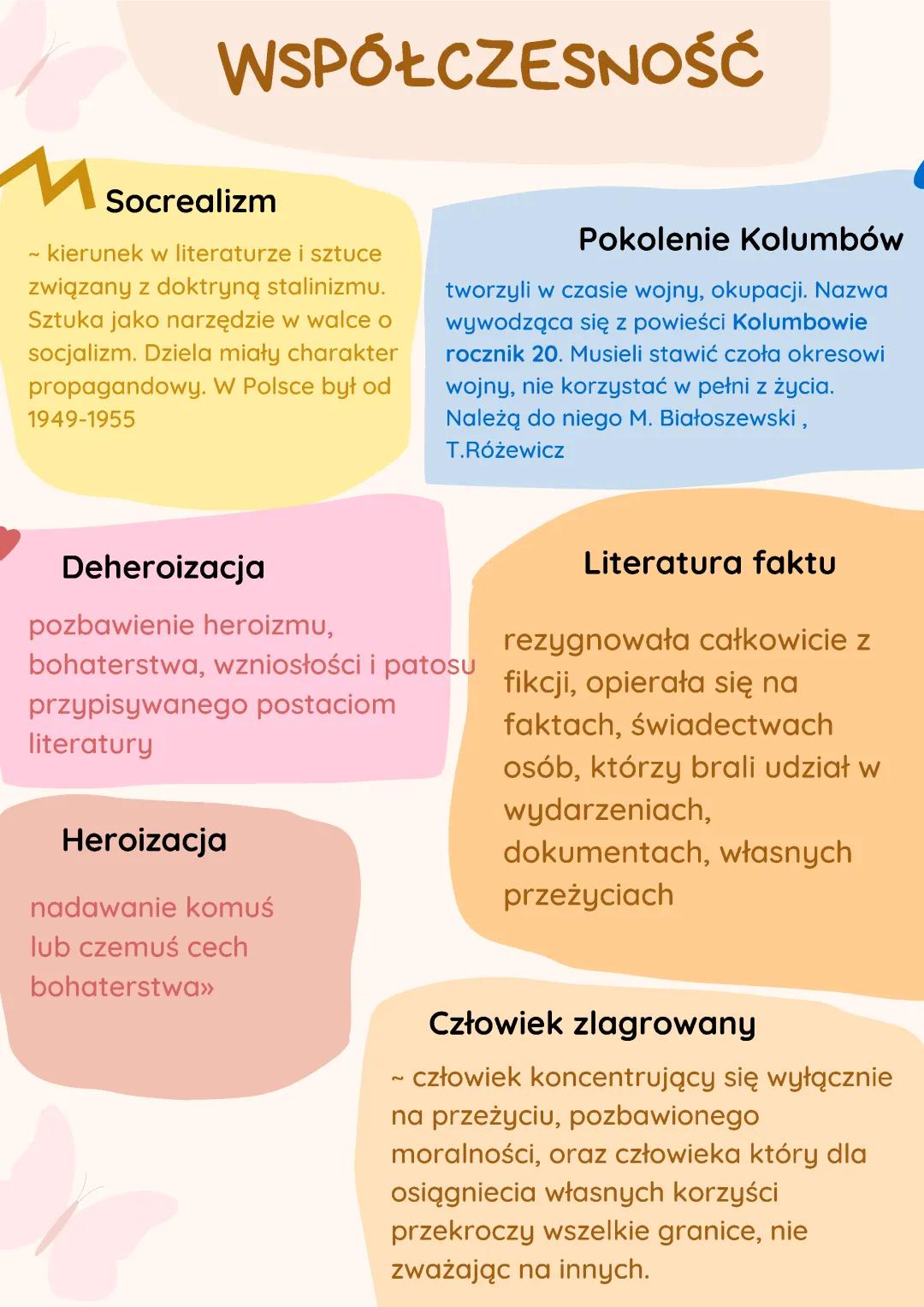 Socrealizm i Pokolenie Kolumbów w Polsce - Cechy i Przykłady