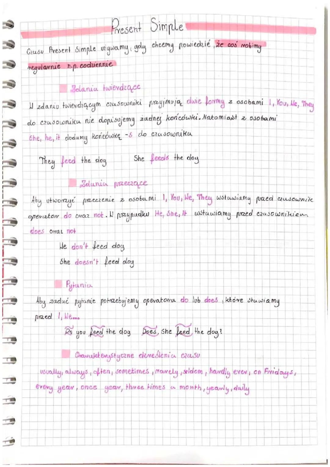 Czas Prezent Simple — Proste Wyjaśnienie