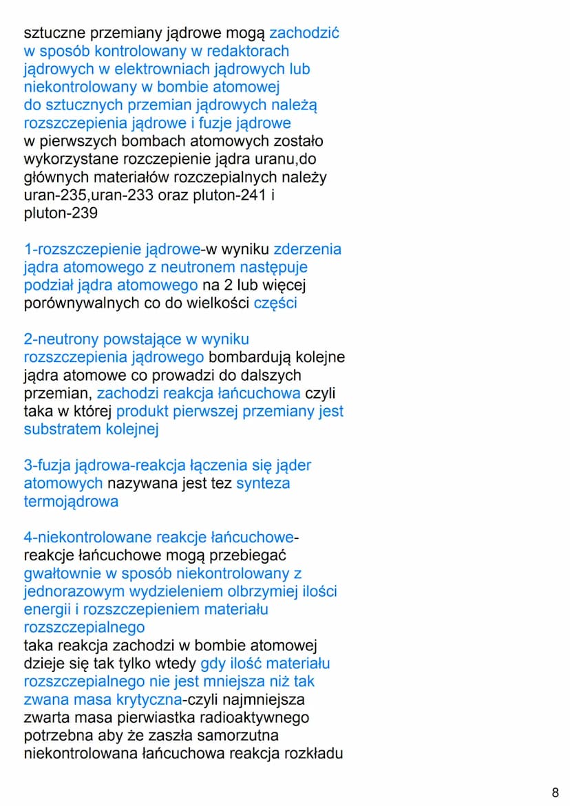 promienio
-tworczosc
co to
jądro atomowe pierwiastka
chemicznego jest trwały gdy siły
przyciągania między nukleonami
są większe od sił odpyc
