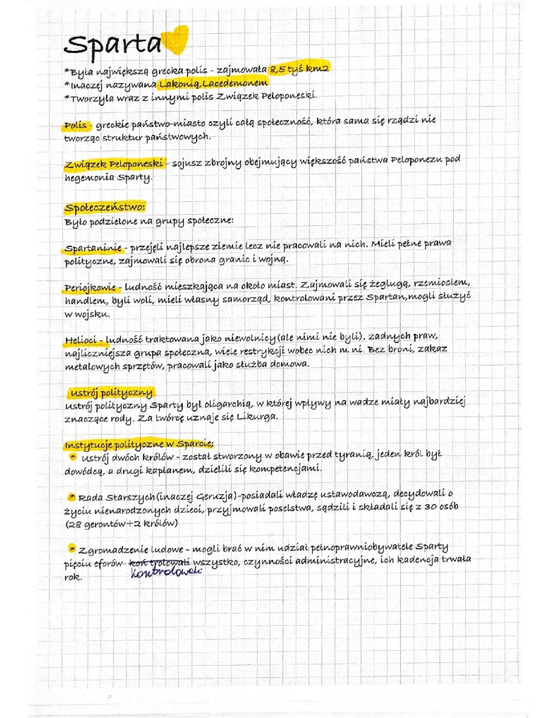 Starożytna Sparta, wojny grecko perskie,podboje Aleksandra Macedońskiego