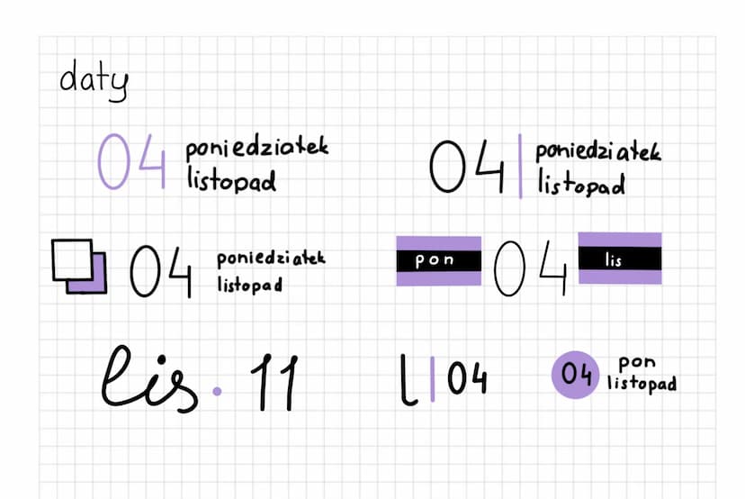jak
ładnie
zrobić
notatki ważne notatki
эээээ
000000
. daty
04 poniedziałek
04
lis 11
poniedziałek
listopad
04
Pon
| 104
poniedziałek
listop