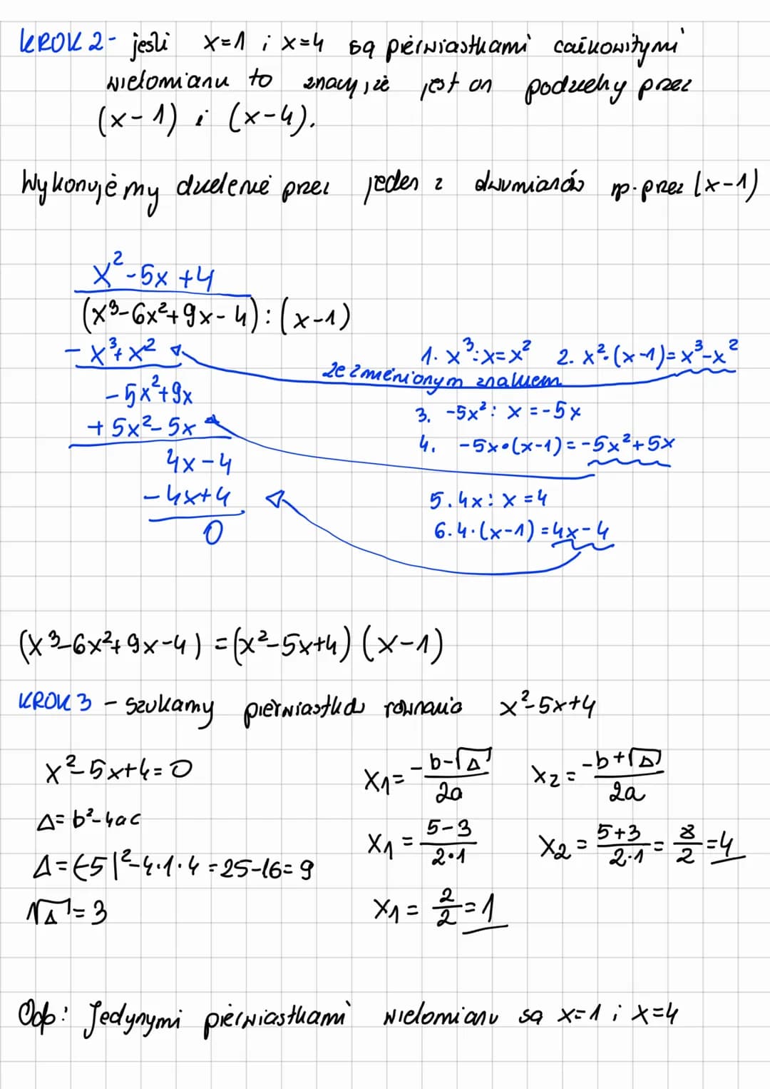 PIERWIASTICI CAŁKOWITE
VITE
WIELOMIANU
TWIERDZENIE O PIERWIASTIACH
CAŁKOWITY CH
Jeżeli wielomian w(x) = a₁x^² + a₁-₁x^-^+...+C₁x + ao (ao+0)