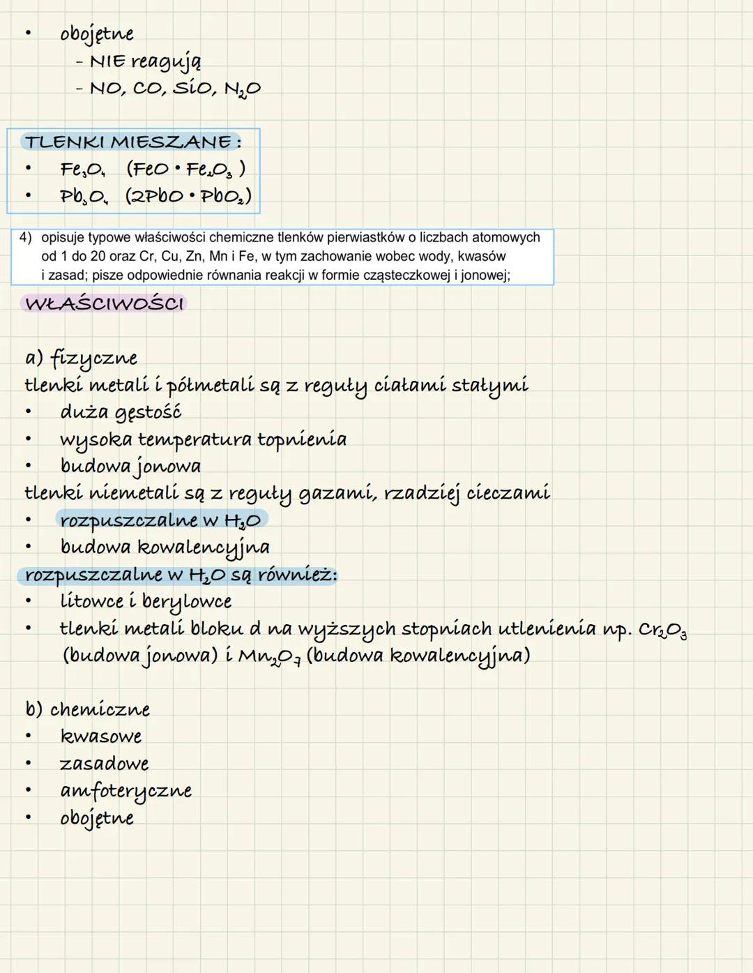 2. Tlenki

NAZEWNICTWO I WZORY
np. Na₂O tlenek sodu
SO₂ tlenek siarki (IV)

wyjątki: P₄O₆, H₂O₂
P₄O₁₀ N₂O₄

OTRZYMYWANIE

1. synteza
2. rozk