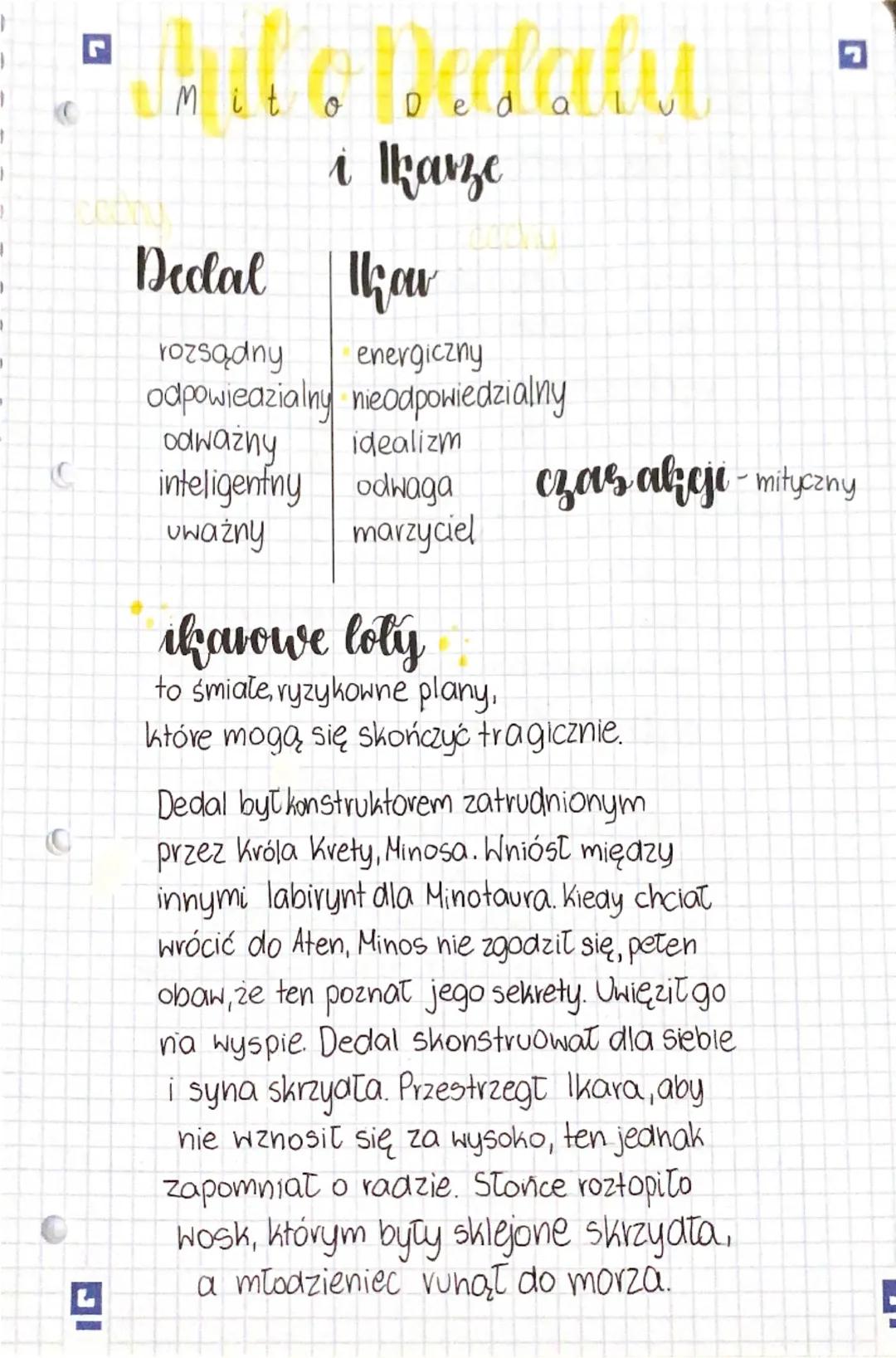د
• Milo Dedalu
i tkarze
Declal
Ihow
rozsądny energiczny
odpowiedzialny nieodpowiedzialny
G
odważny idealizm
C
inteligentny odwaga
czas akcj