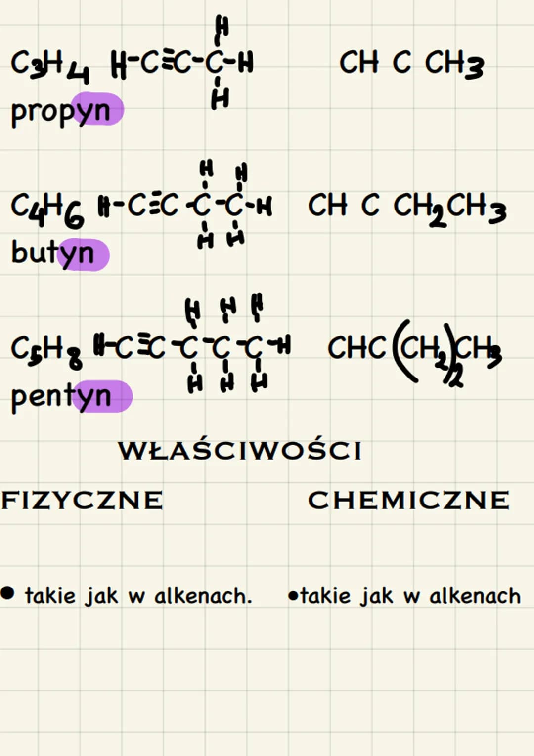 W. Sumaryczny
CnH2n+2
SZEREG HOMOLOGICZNY ALKANÓW
CH 4
ALK ANY
Wzór ogólny
Etan
C3H8
Propan
W. Strukturalny
1-U-I
H-C-H
Metan
HH
I
C₂H6 H-C-