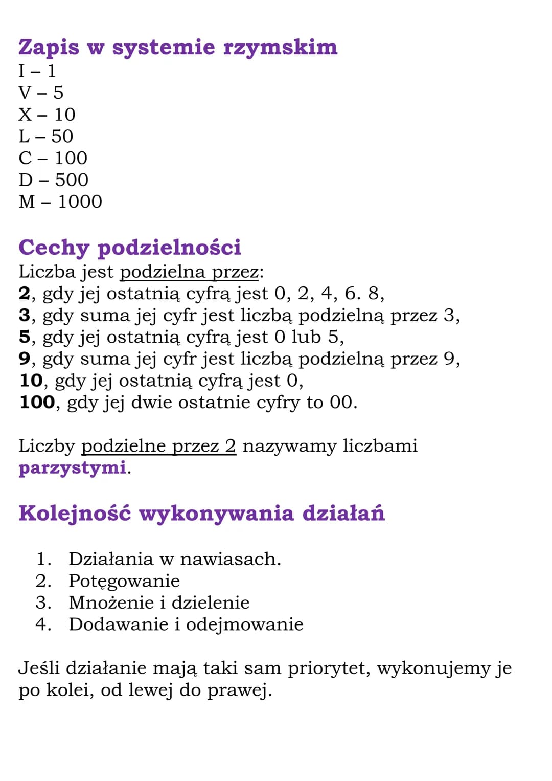 Liczby i działania
Liczby naturalne to liczby całkowite dodatnie.
Zbiór liczb naturalnych oznaczamy literą N.
Zbór liczb naturalnych możemy 