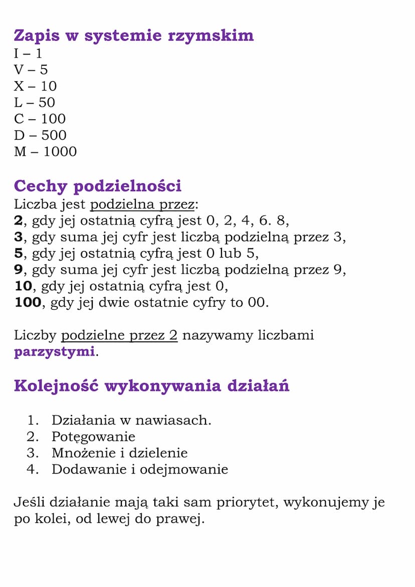 Liczby i działania
Liczby naturalne to liczby całkowite dodatnie.
Zbiór liczb naturalnych oznaczamy literą N.
Zbór liczb naturalnych możemy 
