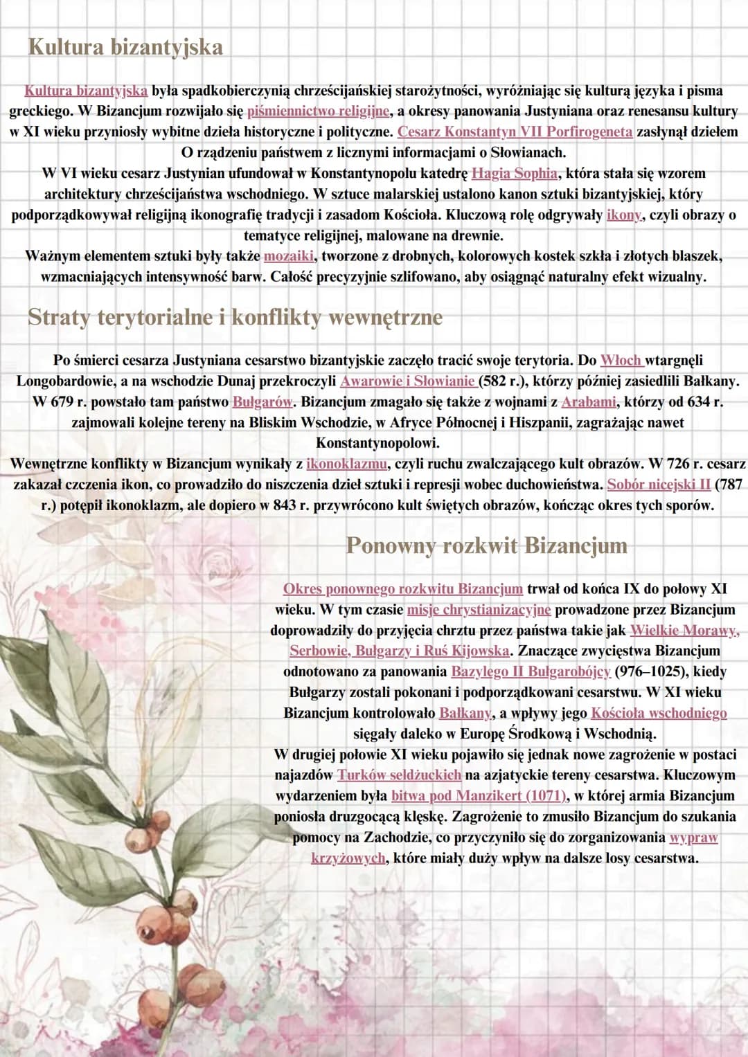 # Bizancjum - nowy Rzym

Justynian i próba odbudowy cesarstwa

W V wieku cesarstwo wschodniorzymskie skutecznie odpierało najazdy barbarzyńc