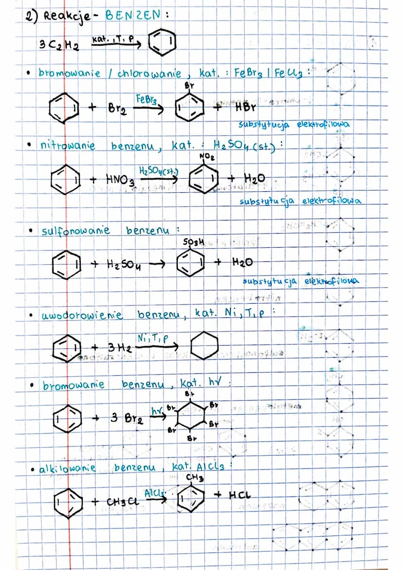 1) NAREWNICTWO:
CH3
6
a
BY
A
CH
OH
4-chloro-3-metylobenzen
CHS
CH3
=CH₂
NO₂
ARENY
503H
1.4- dibromo-2,3-dimetyle berzer
Fenyleten
artrobenze