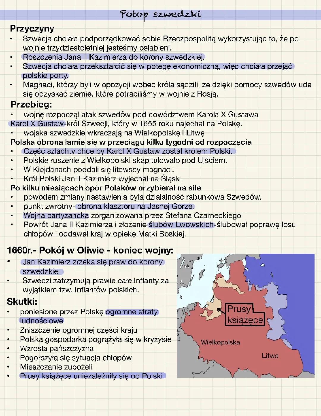 Dlaczego Szwedzi zaatakowali Polskę i co się stało potem?