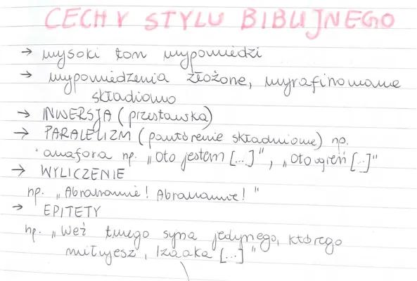 Know cechy stylu biblijnego  thumbnail