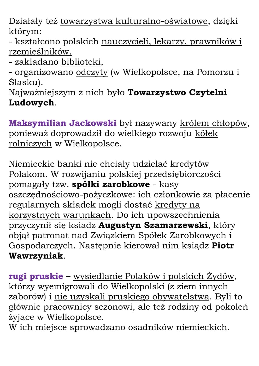 Zabór pruski – walka z
germanizacją
Otto von Bismarck doprowadził do zjednoczenia
Niemiec. Chciał zlikwidować wszelką nielojalność wobec
ces