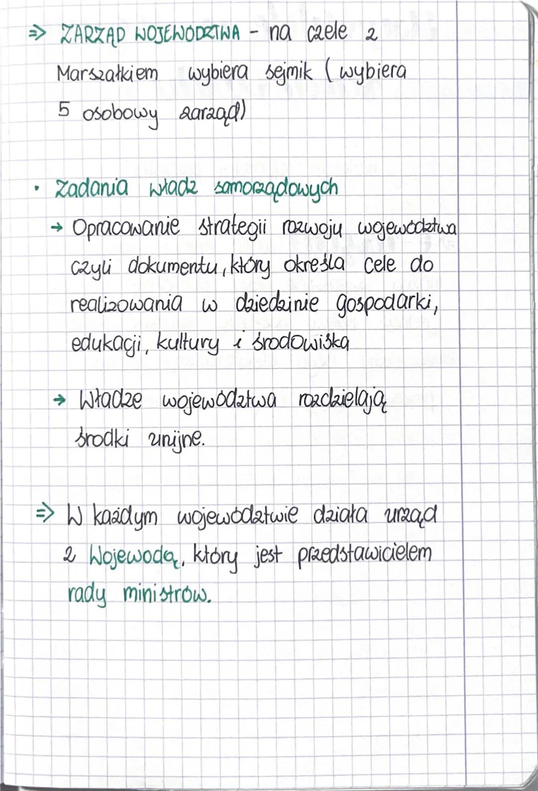 vourat i
wojewodztwo

• Powiat

→ organy powiatu

- rada powiatu ( od 15 do 20 os.)
- zadrąd powiatu
- Starosta powiatu.

=> Larzad powiaty 