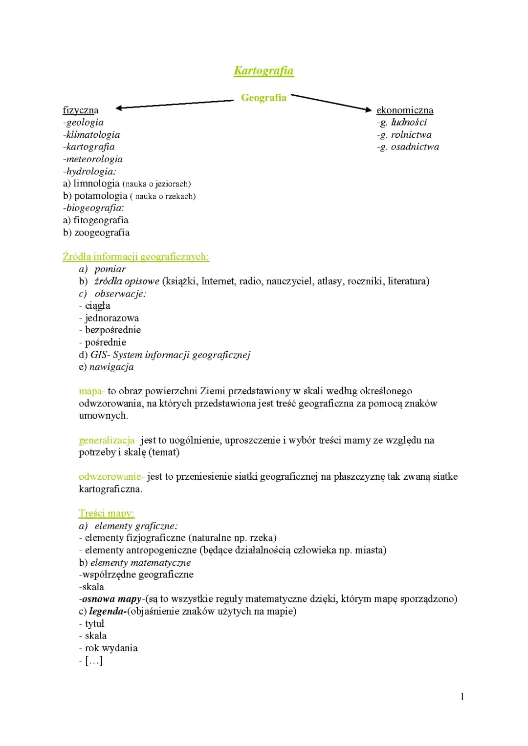 Geografia - powtórka do matury z łatwością! PDF