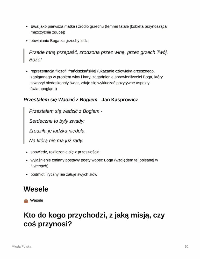 Młoda Polska
Tatry były pejzarzem mentalnym młodopolan. Mieszkało tam i tworzyło wielu
kluczowych artystów tej epoki (np. Jan Kasprowicz, Ka
