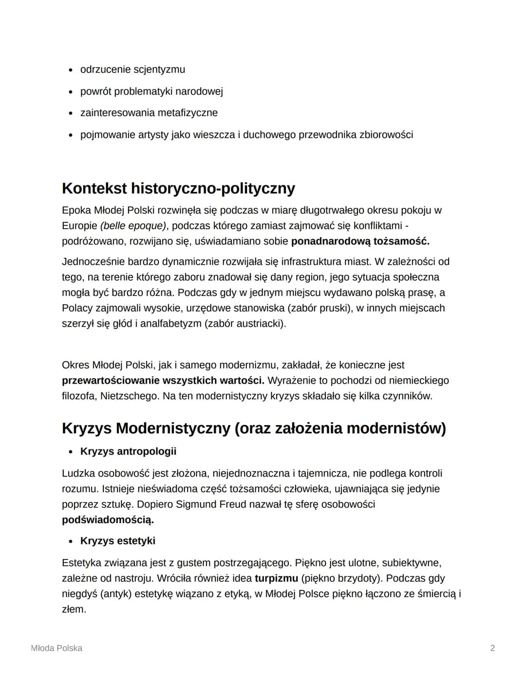 Młoda Polska
Tatry były pejzarzem mentalnym młodopolan. Mieszkało tam i tworzyło wielu
kluczowych artystów tej epoki (np. Jan Kasprowicz, Ka