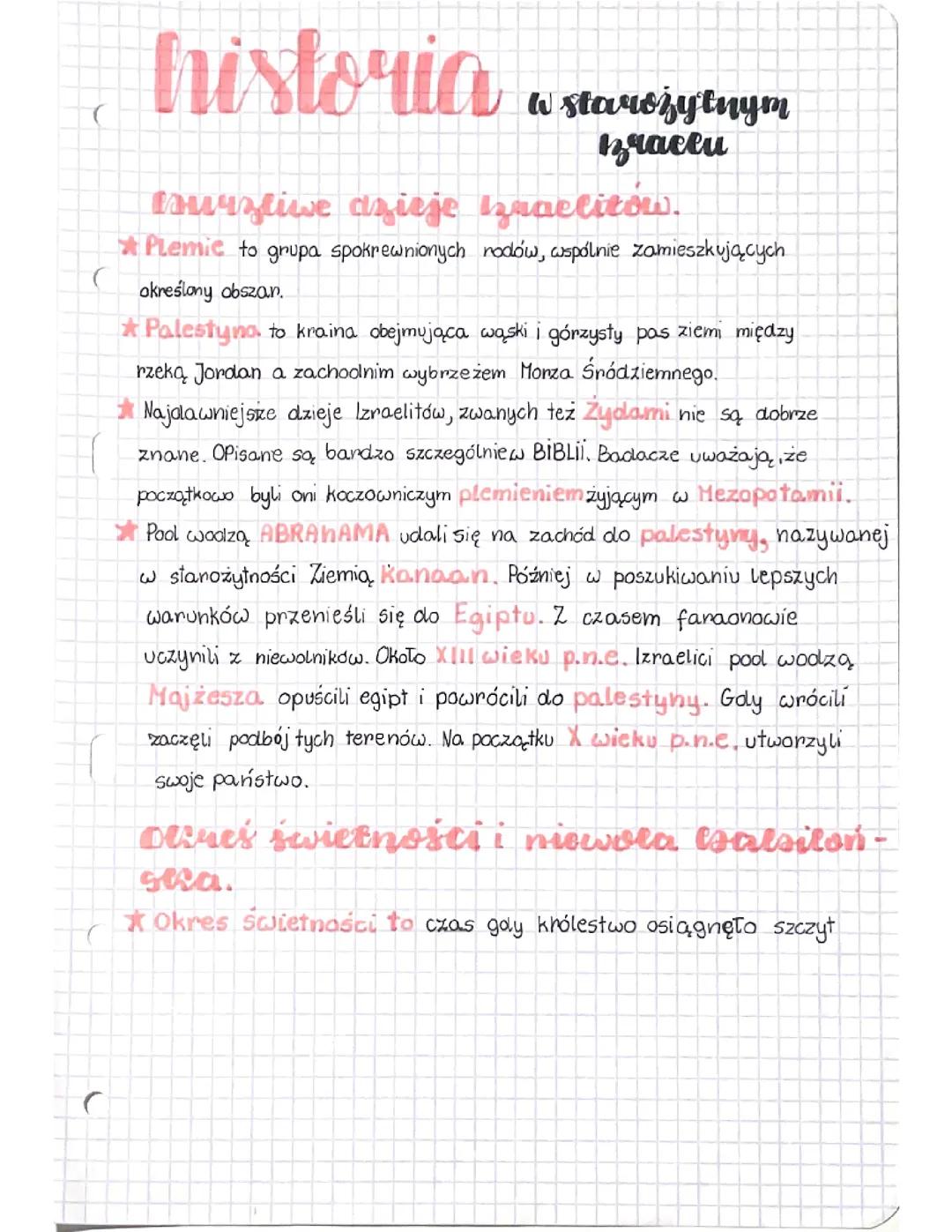 W starożytnym Izraelu 