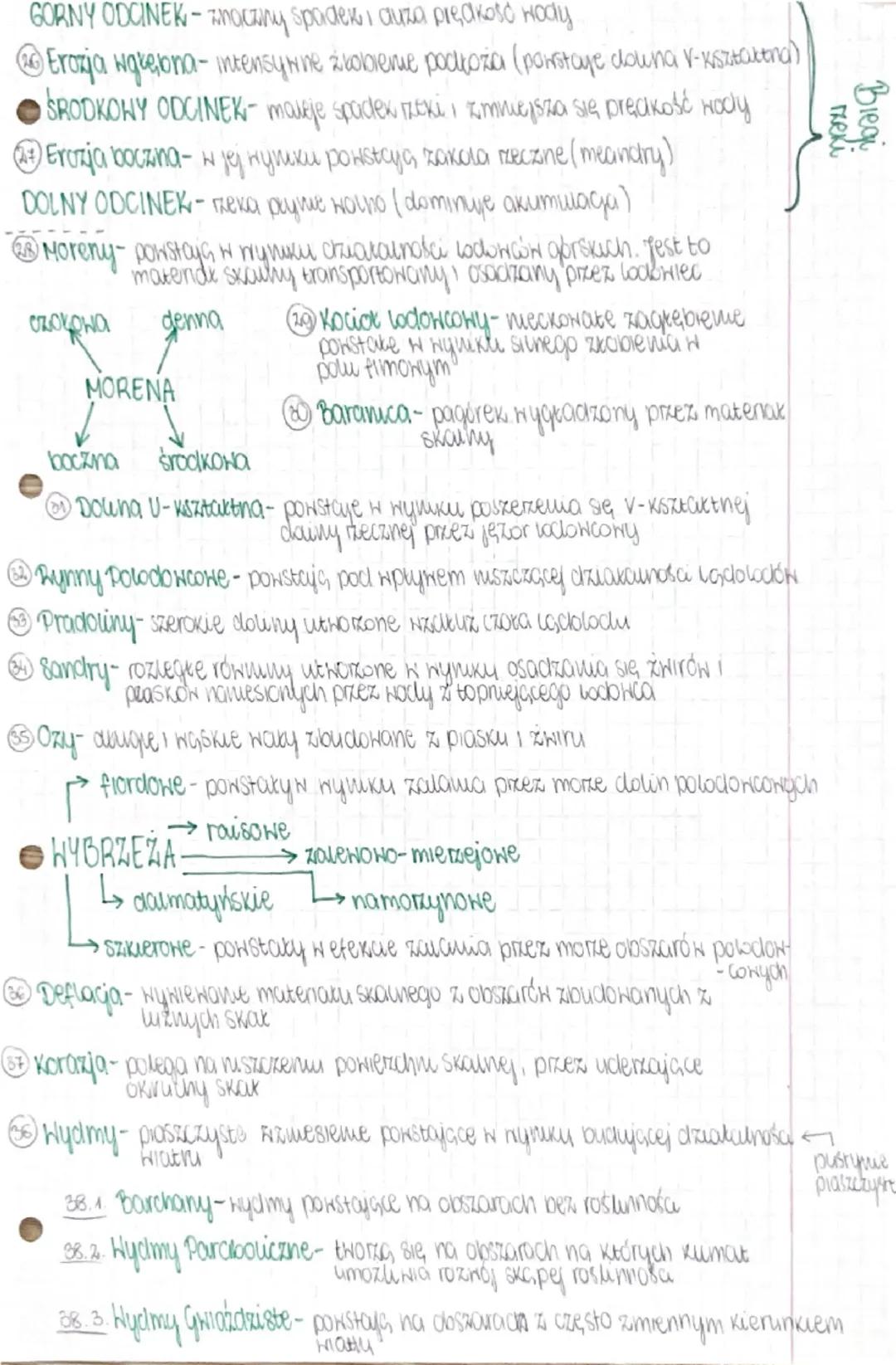 # Litosfera. Procesy wewnętrzne i zewnętrzne

1. **Płyty konwekcyjne** - powstają i niszczą się w wyniku stałego ruchu materii wewnątrz Ziem