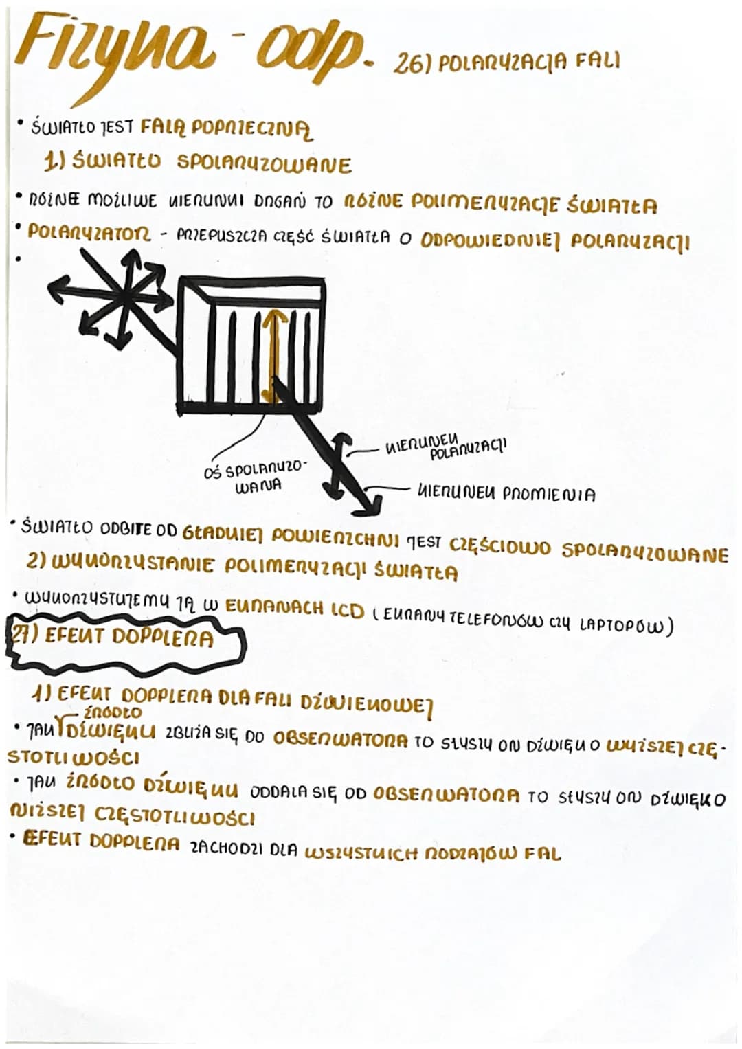 Fizyka-odp.
23) DYFRAUCIA
1) UGIĘCIE SIĘ FALI NA WODZIE - DUFRAUCIA
DYFRANCIA- TO UGIĘCIE FALI NA PRZESZUODZIE PODCZAS PRZEJŚCIA PRZEZ SZCZE