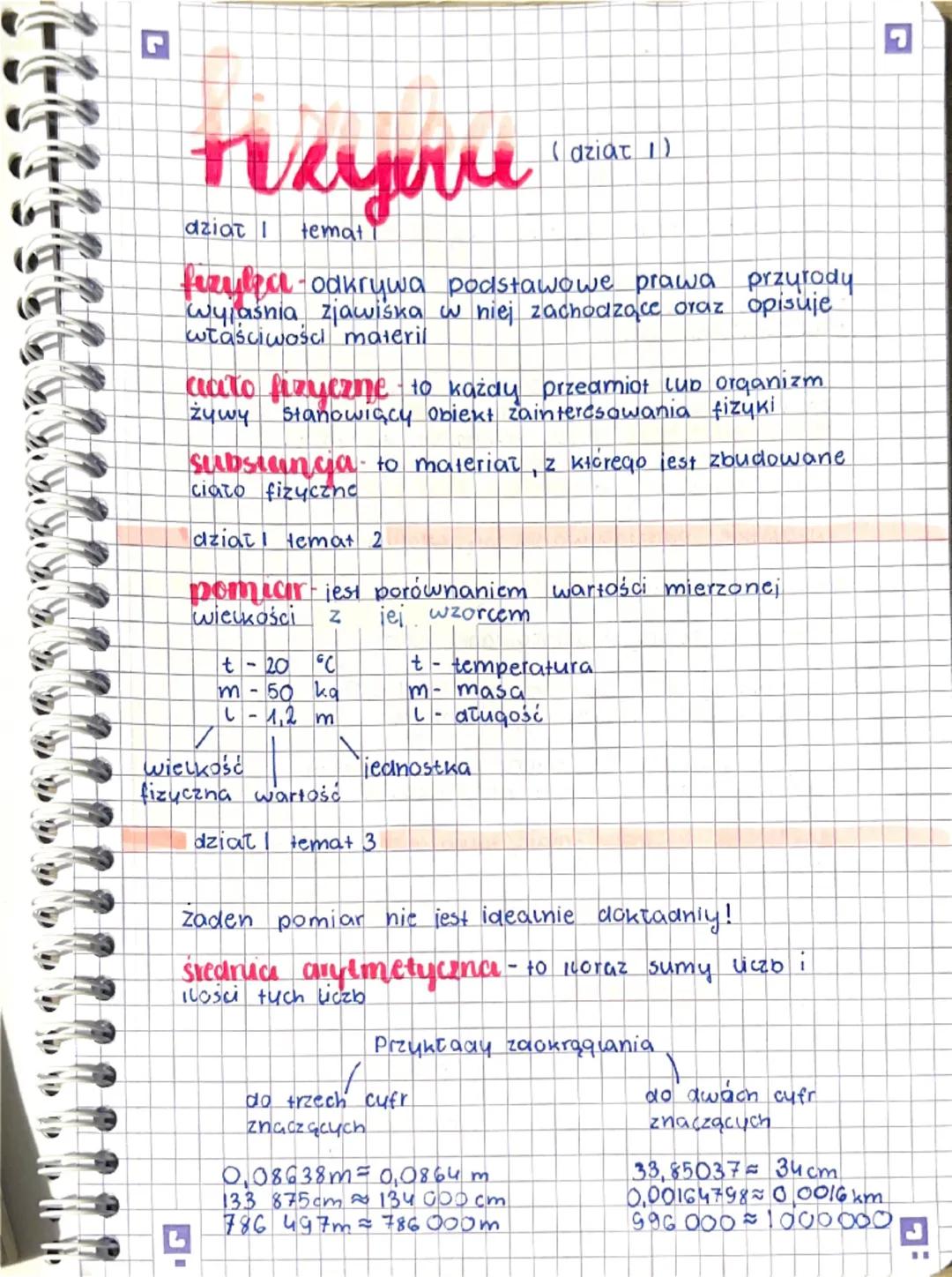 Pierwsze spotkanie z fizyką