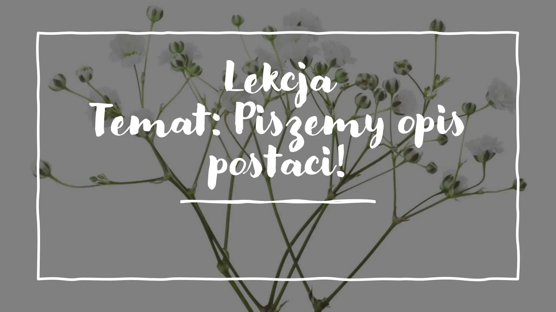 Lekcja
Temat: Piszemy opis
postaci! Spójrzmy na
przykładowy
opis postaci
Szpak Mateusz to jeden z bohaterów utworu Jana Brzechwy
Akademia Pa