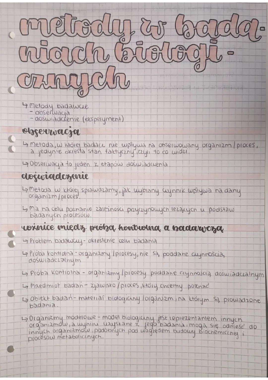 Metodyka badań biologicznych
