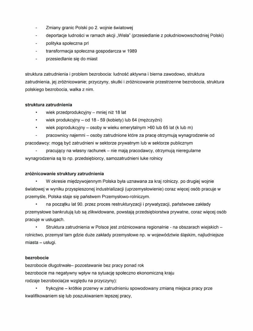 zmiany podziału administracyjnego Polski, ich powody i skutki
W celu poprawy działania państwa, jego jednostek administracji publicznej, fir