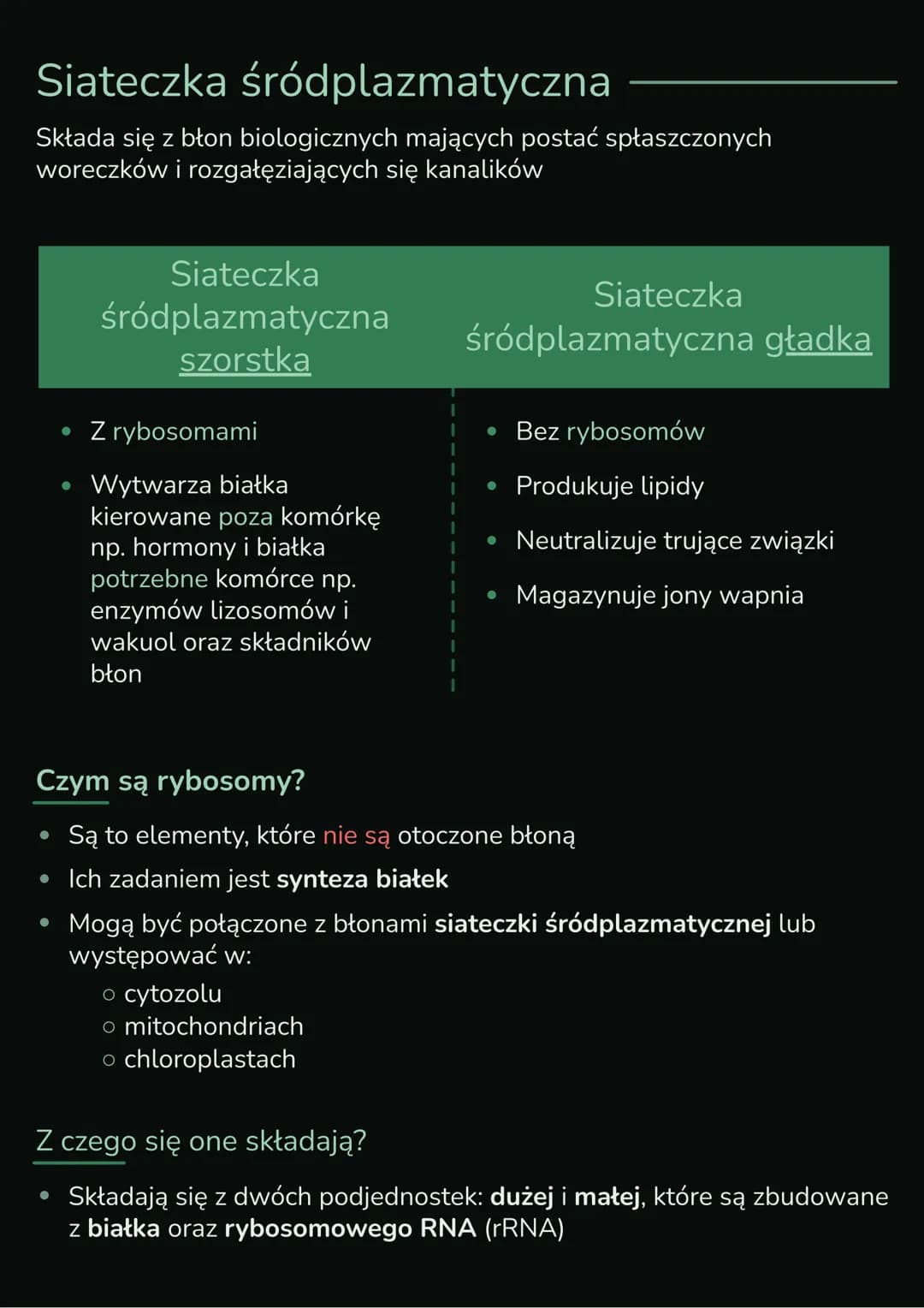 --- OCR Start ---
Składniki
cytoplazmy
Wnętrze komórki składa się z jądra komórkowego i cytoplazmy, którą
tworzą cytozol i organelle komórko