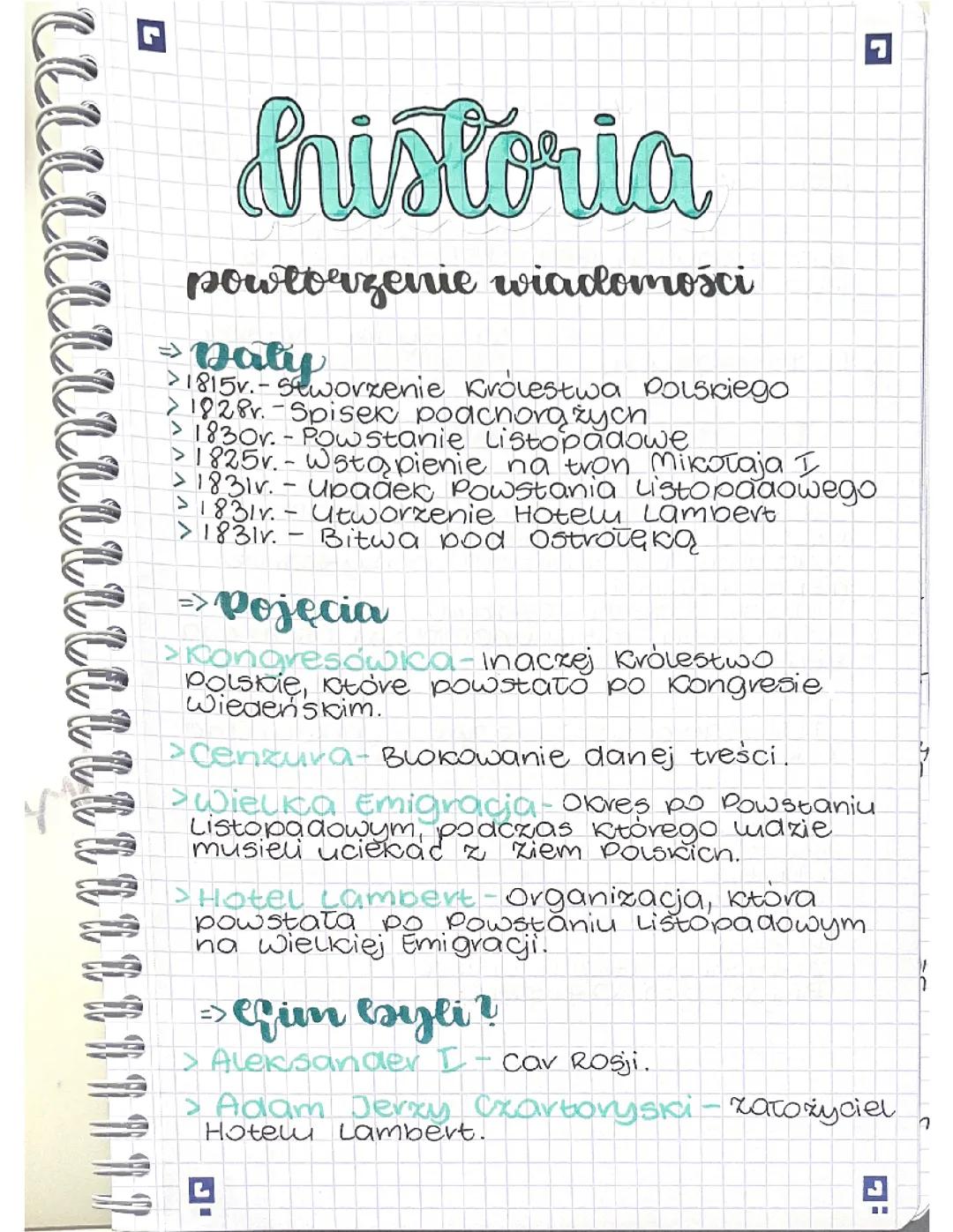 Pow the Powstanie Listopadowe