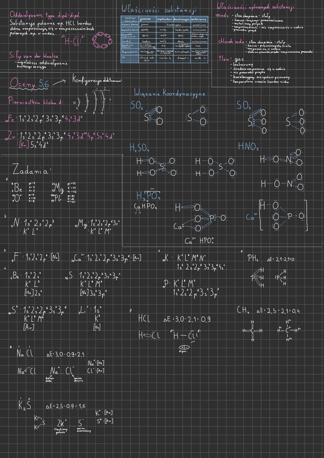 # Budowa atoma
Liaka

Określanie rodzaju wiązania
chemicon ego

ΔΕ 3,0-3,00
N₂→ kovalencyjne niespodaryzovane

NHK

ДЕ٦,١٠٩٩-٠٨٥
→ kowalmcyj
