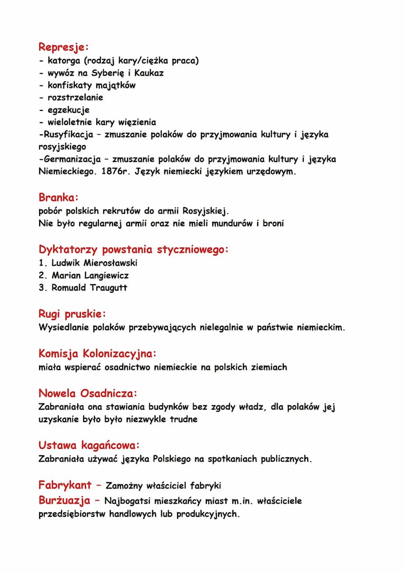 Historia,,ziemie polskie po wiośnie ludów"
Powstanie styczniowe - 22 stycznia 1863r. do 1864r.
Zabór pruski:
Dezydery Chłapowski - nowoczesn