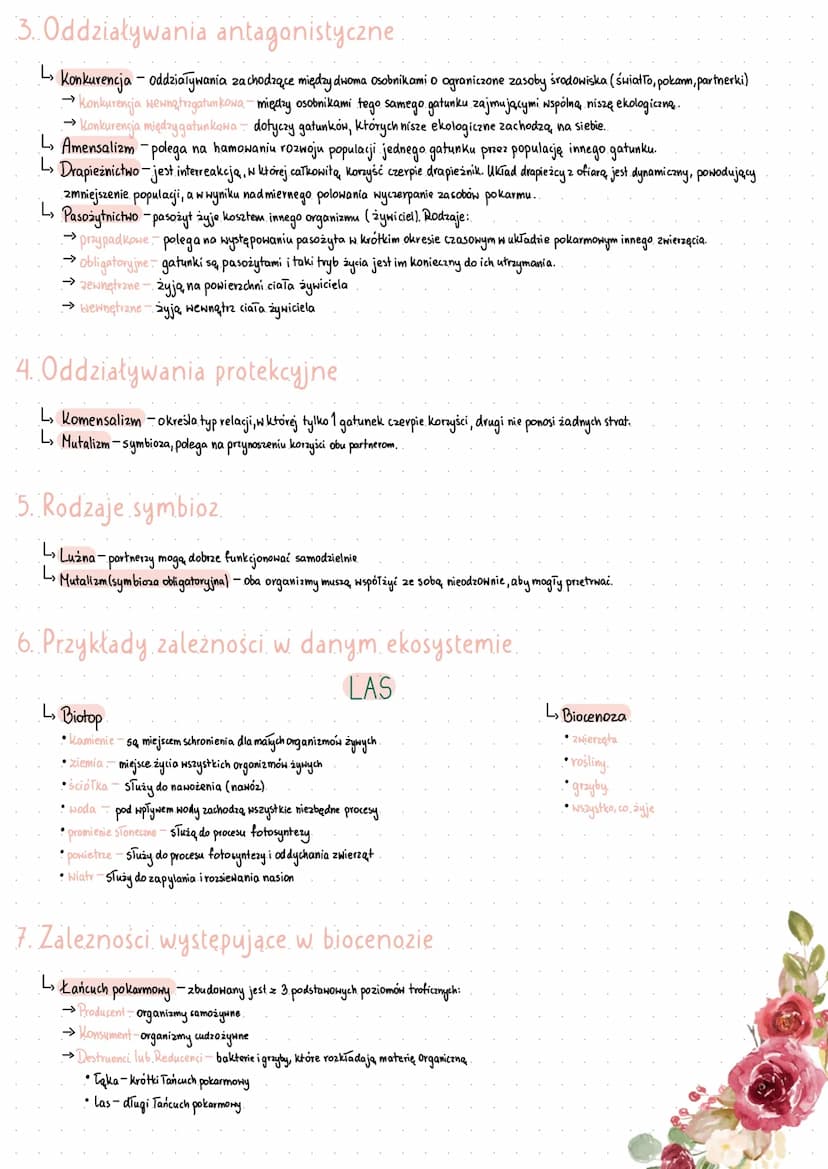 EKOLOGIA I RÓŻNORODNOŚĆ
BIOLOGICZNA
1. Pojęcia
↳› Ekologia – to nauka zajmująca się strukturą, i funkcjonowaniem przyrody. Bada zależności j