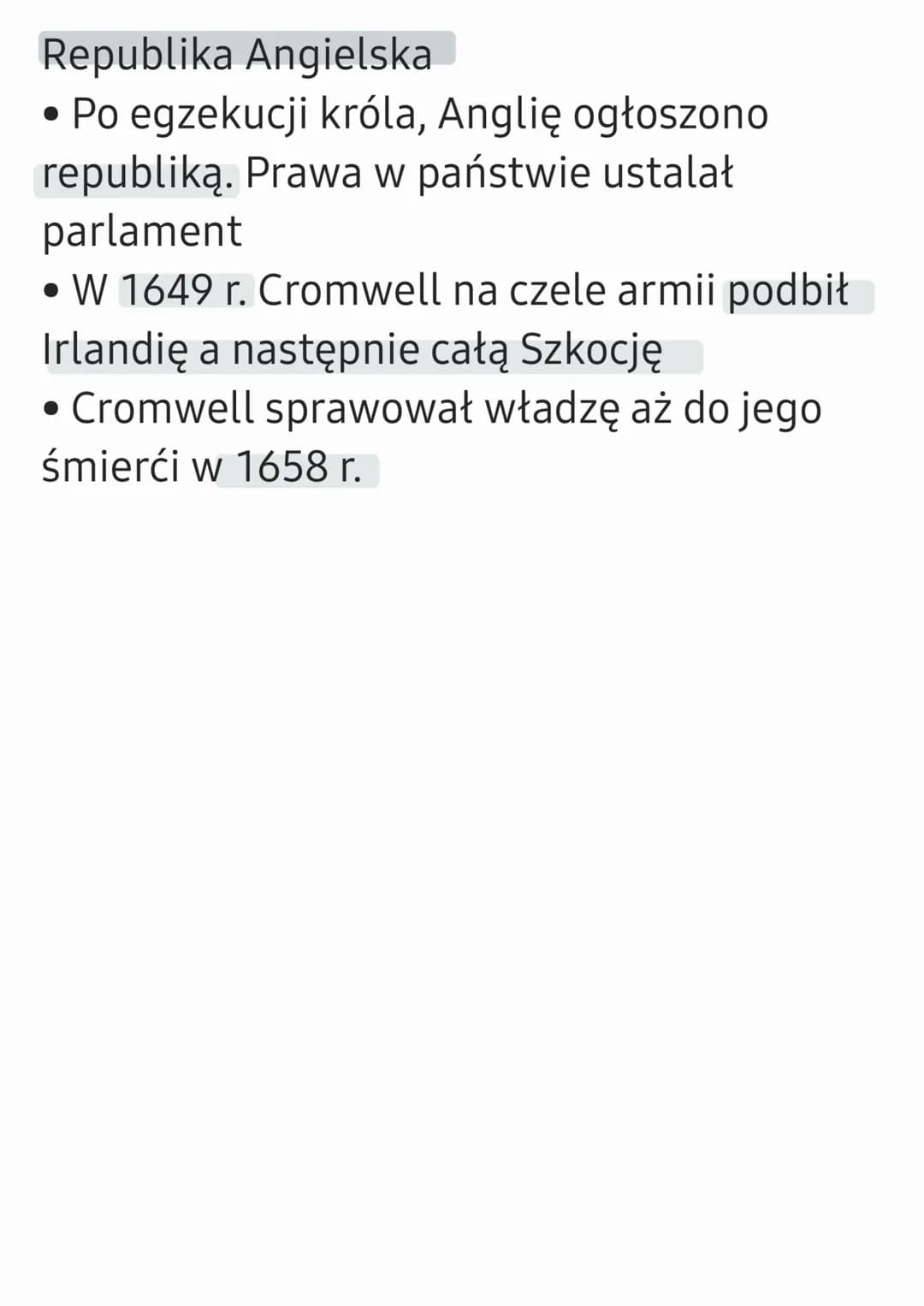 Monarchia parlamentarna w Angli
Konflikt króla z parlamentem
• W 1625 r. na angielskim tronie zasiadł
Karol I Stuart. Monarcha zamierzał
wro